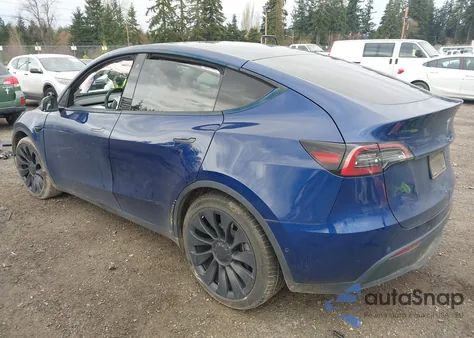 2021 Tesla Model Y Long Range Dual Motor All-Wheel Drive from USA, damaged, VIN 5YJYGDEE2MF157496